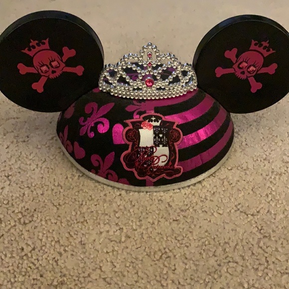 Disney Accessories - Disney Pirate Princess Mickey Ears with Tiara